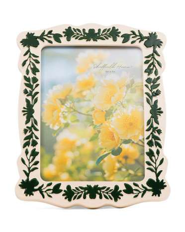 5x7 Floral Border Tabletop Picture Frame | TJ Maxx