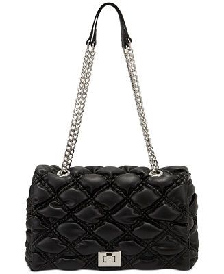 INC International Concepts Ajae Quilted Flap Crossbody, Created for Macy's & Reviews - Handbags &... | Macys (US)