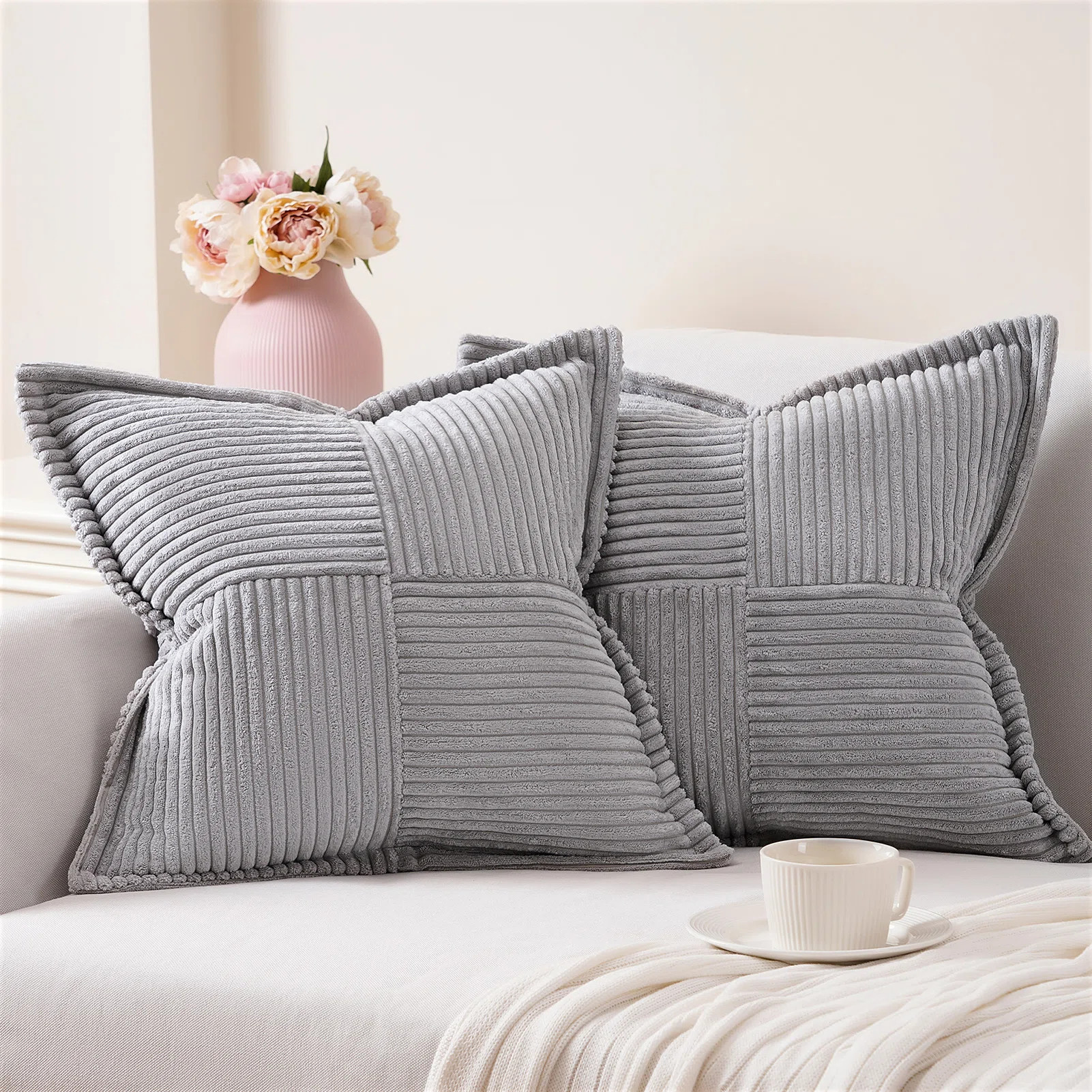 Topfinel Striped Square Throw Pillow Cover & Reviews | Wayfair | Wayfair North America