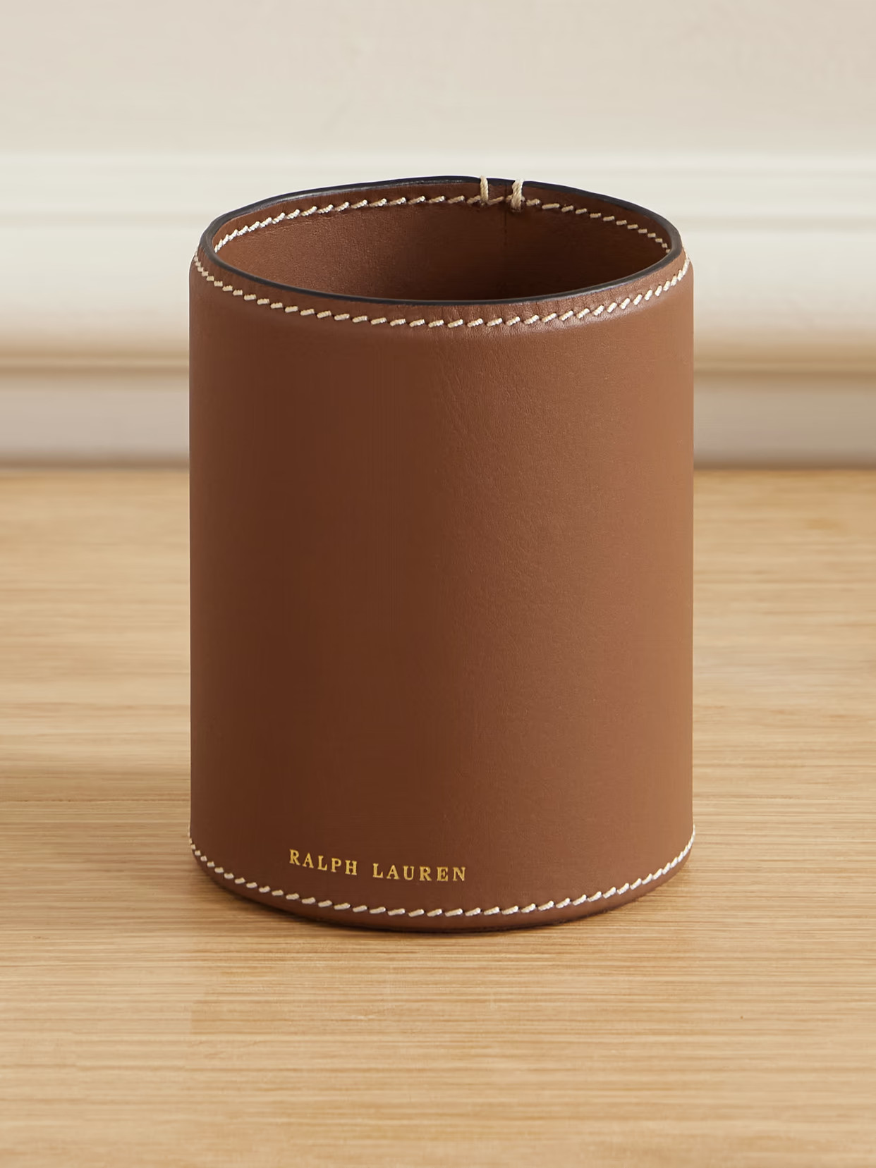Ralph Lauren Home - Brennan Leather Pencil Cup - Brown | NET-A-PORTER (US)