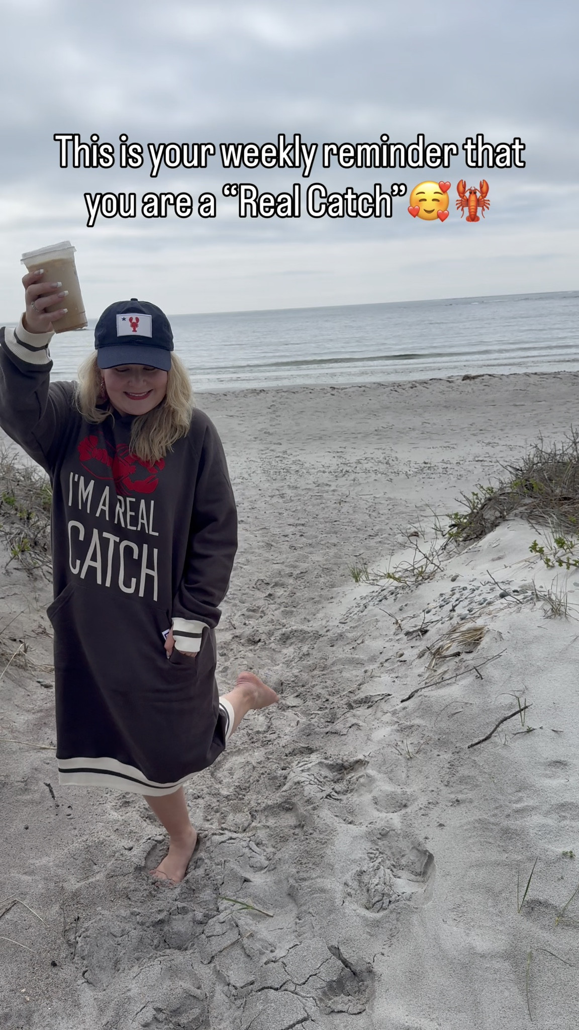 Don’t let anyone tell you, you aren’t!🥰🦞

I honestly got this sweatshirt dress as a hoke to protect me from the sun and because it has a lobster on it, but I have gotten so many compliments on it. If teally is so cozy and comfy. 🥰

#imarealvatch🦞
#lazyones #perfectforthebeach

#LTKPetite #LTKActive #LTKSwim