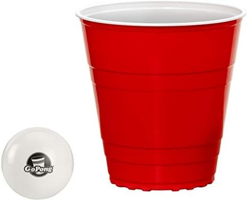 GoBig Giant Red Party Cups Packs with 4 XL Pong Balls - Pick 110oz or 36oz Sizes - Giant Cups for... | Amazon (US)