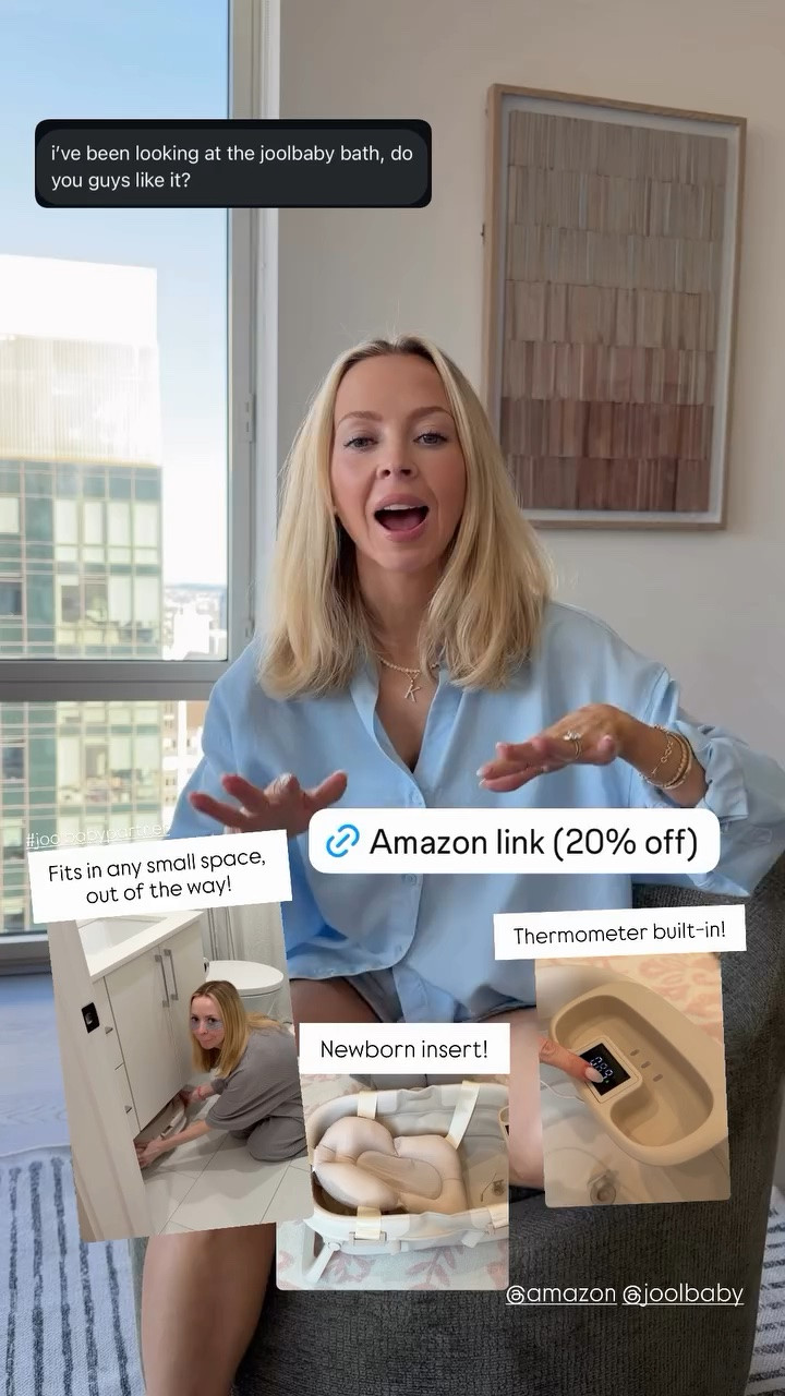 Foldable baby bath that’s perfect for moms traveling! 

Thermometer built-in! Newborn insert! Fits in any small space, out of the way!  @amazon @joolbaby

#LTKBaby #LTKTravel #LTKSaleAlert