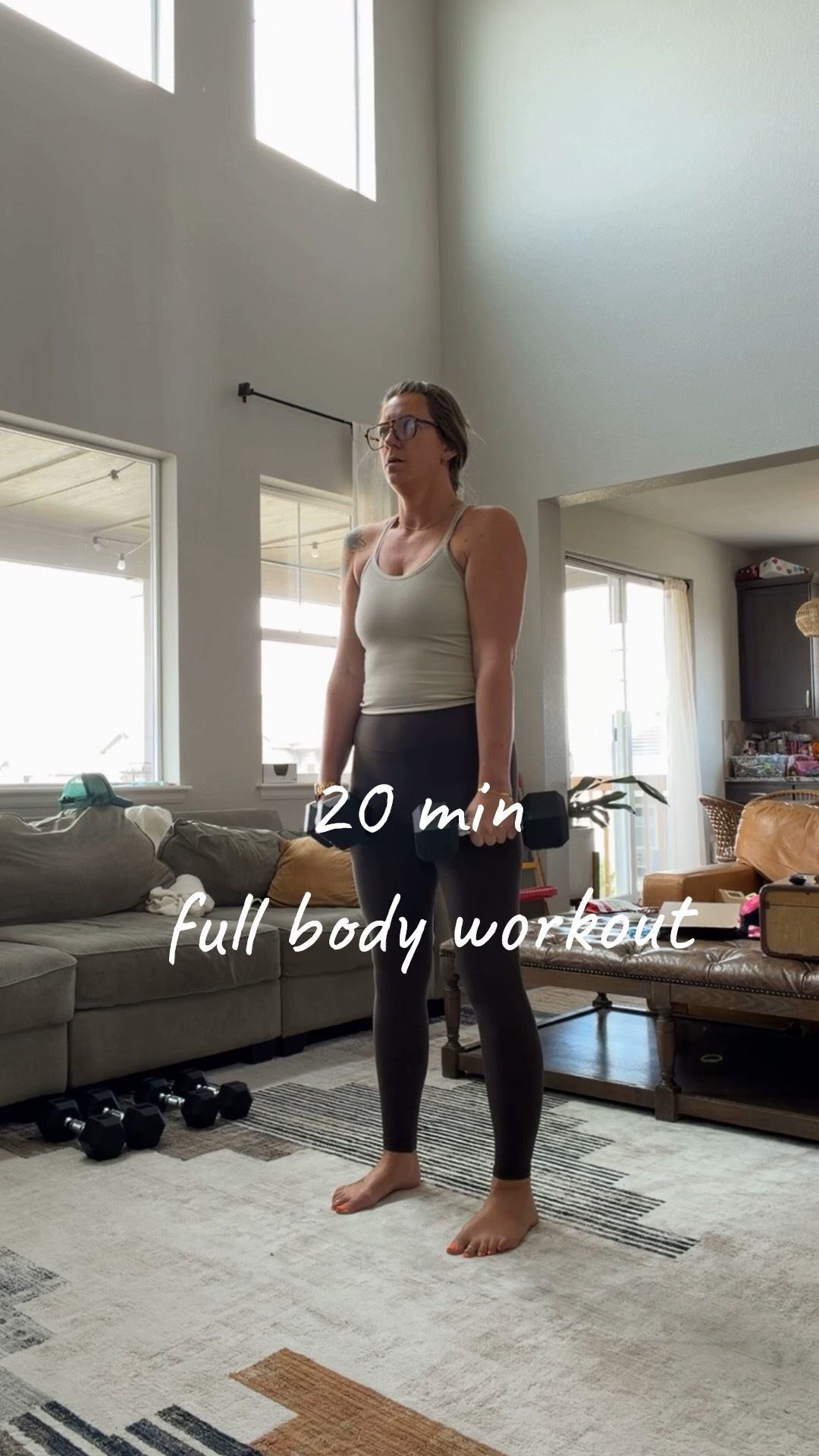 Large tank, large leggings

#LTKmorningroutine #LTKTall #LTKActive