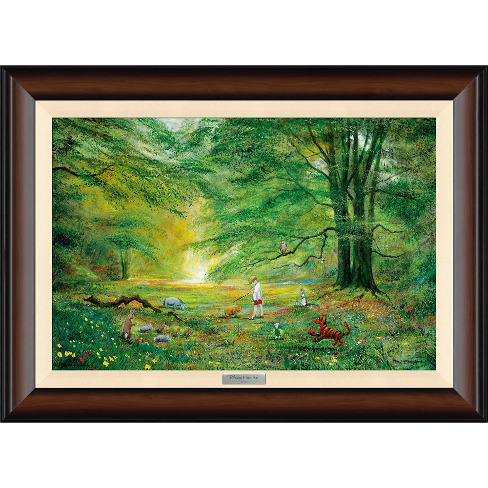 Winnie the Pooh ''The Knighting of Pooh'' by Peter & Harrison Ellenshaw Framed Canvas Artwork \u2... | Disney Store