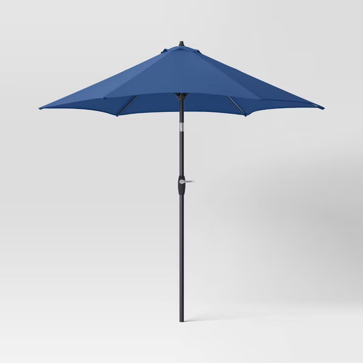 9'x9' Patio Market Umbrella - Black Pole - Room Essentials™ | Target