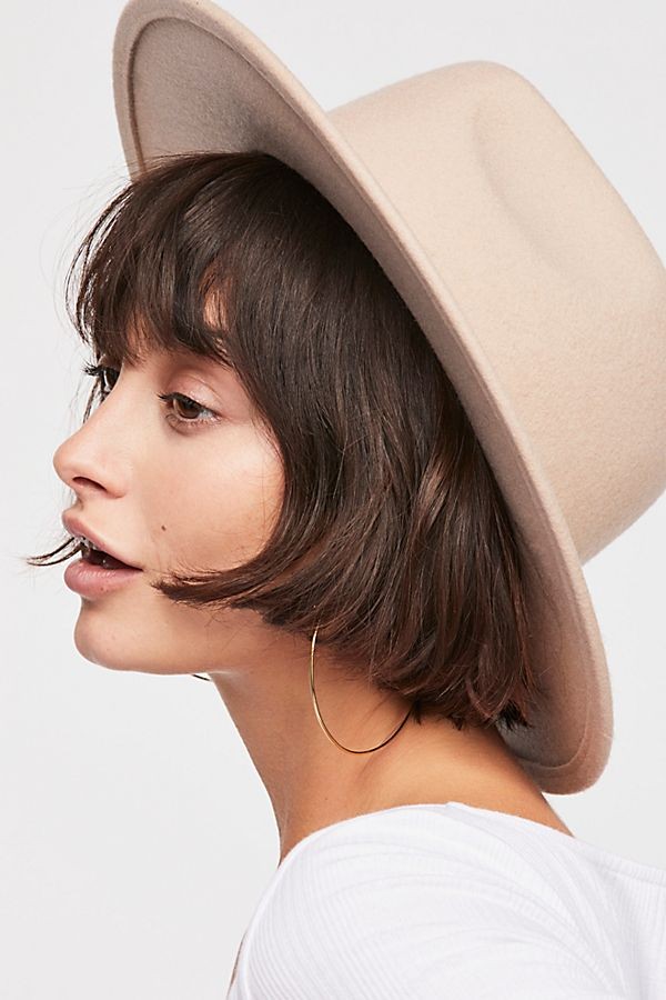 Wythe Leather Band Felt Hat | Free People (Global - UK&FR Excluded)