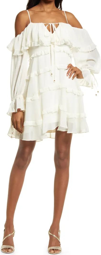 Daisy Ruffle Off the Shoulder Minidress | Nordstrom