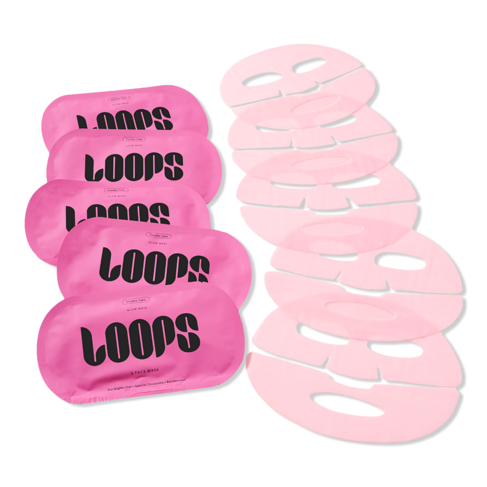 LOOPS Double Take Glow Face Mask 5 Piece Set | Ulta