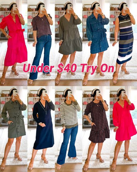 #ad Hooray for fabulous new fall @walmart dresses, tops and more that are all under $40! Many of these super cute Free Assembly styles come in additional prints and colors too. Size small shown in all styles. Head to our new @walmartfashion reel for a try on of all these new chic fall outfits that are super affordable! 

#walmartpartner #walmart #walmartfashion #freeassembly 

#LTKunder50 #LTKsalealert #LTKFind