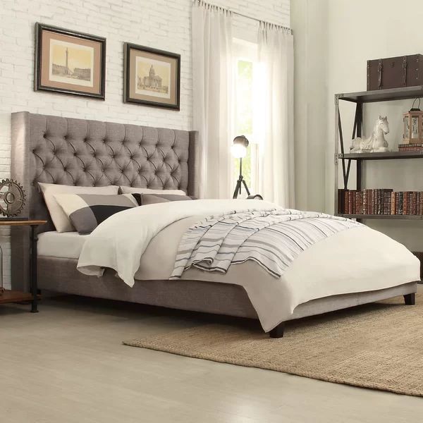 Borchers Upholstered Standard Bed | Wayfair North America