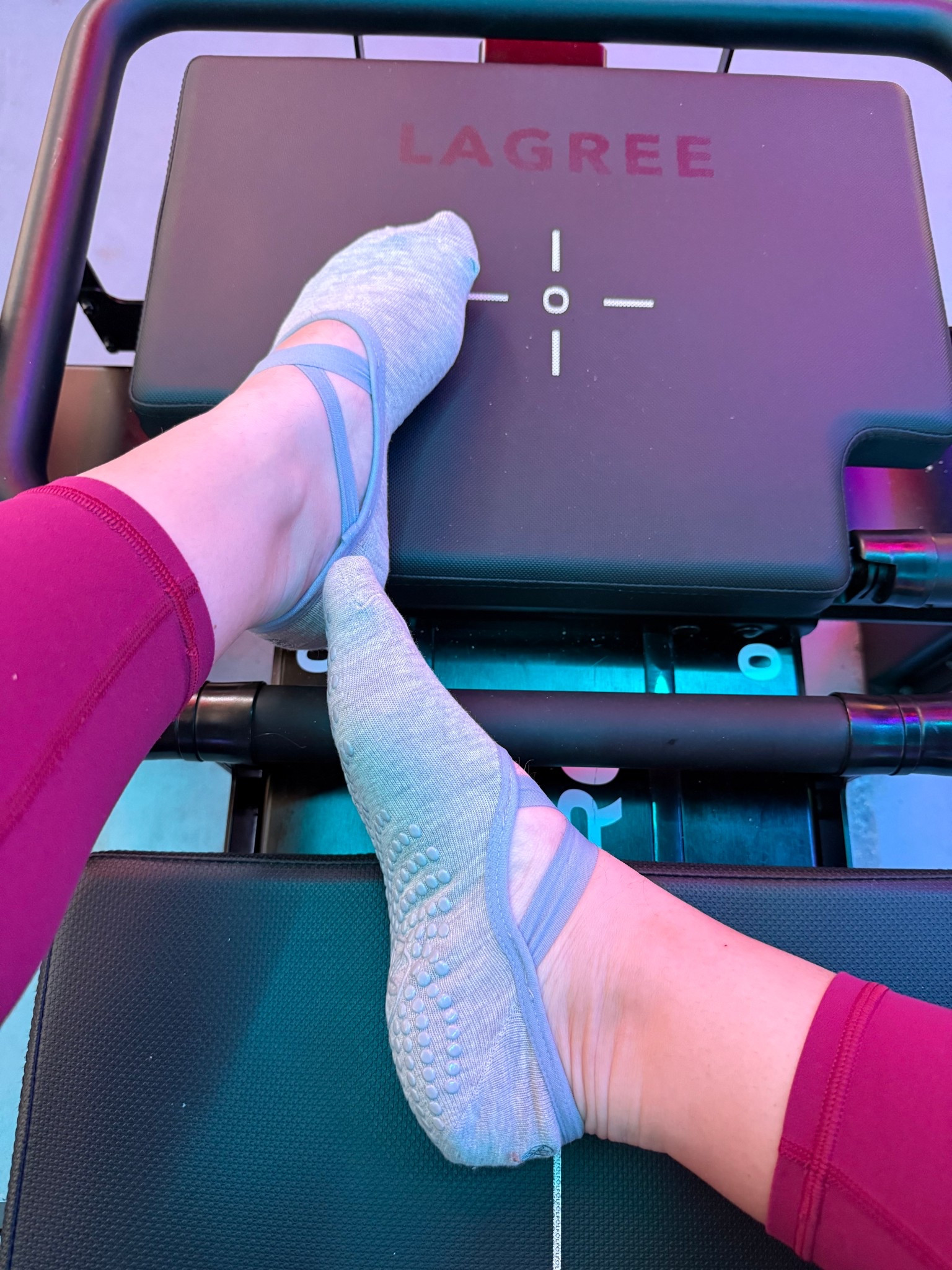 Pilates socks that look like ballet shoes are my favorite! These are from Target, come in a 2 pack, and a great option under $15! 

#LTKActive #LTKootd