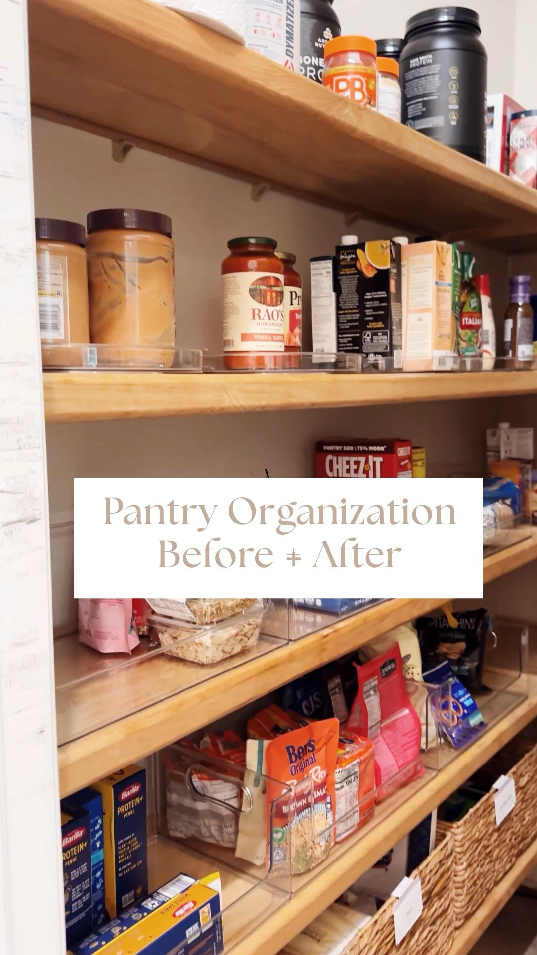 ✨ Todays Before and After: Organizing a walk-in pantry! ✨
A pantry isn’t about size it’s about designing a system that makes your life easier every single day. Everyone's pantries are different so how they are organized depends on space and everyday living! 
Check out today's reel to see how I organized this pantry by purging, using inexpensive products and moving things around to make the pantry flow better.🥫🍴🥫

✨ Comment LINKS if you want me to share  products from today’s project with you!

#PantryGoals #OrganizedLiving #KitchenOrganization #PantryMakeover #HomeOrganization #OrganizedHome

#LTKmomlife #LTKHome #LTKSaleAlert