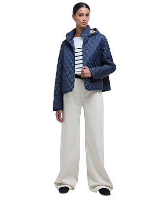 Women's Penelope Hooded Diamond-Quilted Coat | Macy's