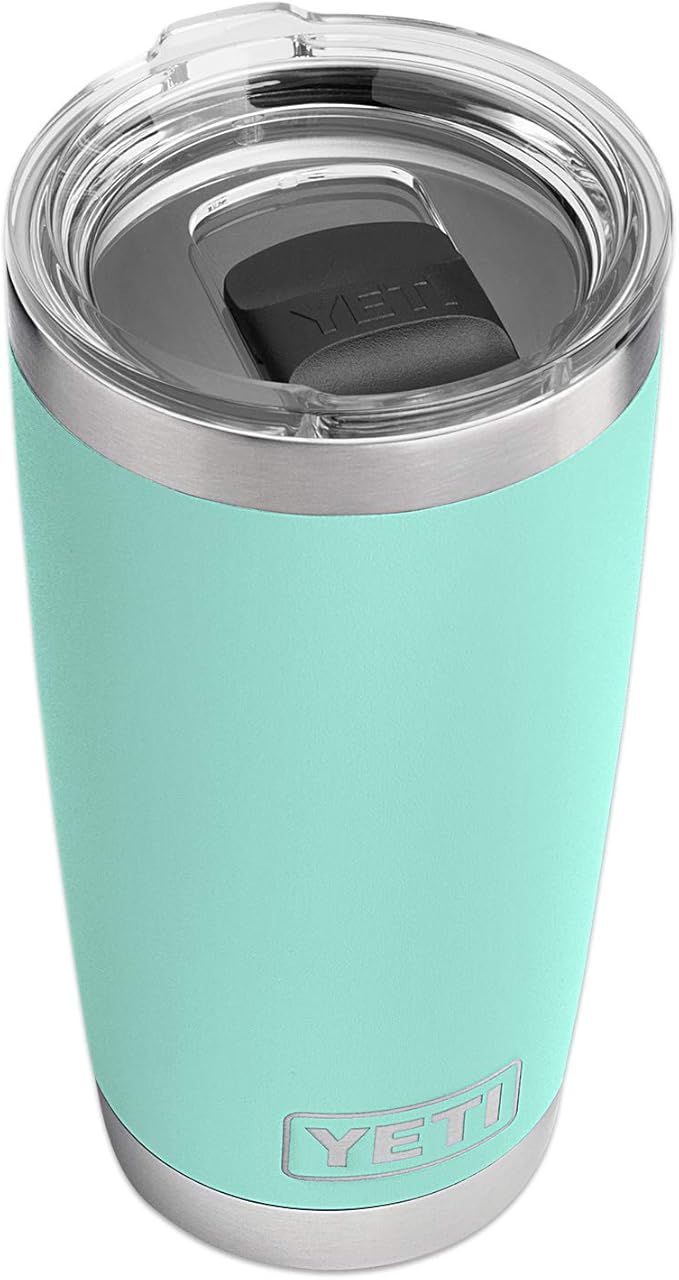 YETI Rambler 20 oz Tumbler, Stainless Steel, Vacuum Insulated with MagSlider Lid, Seafoam | Amazon (US)