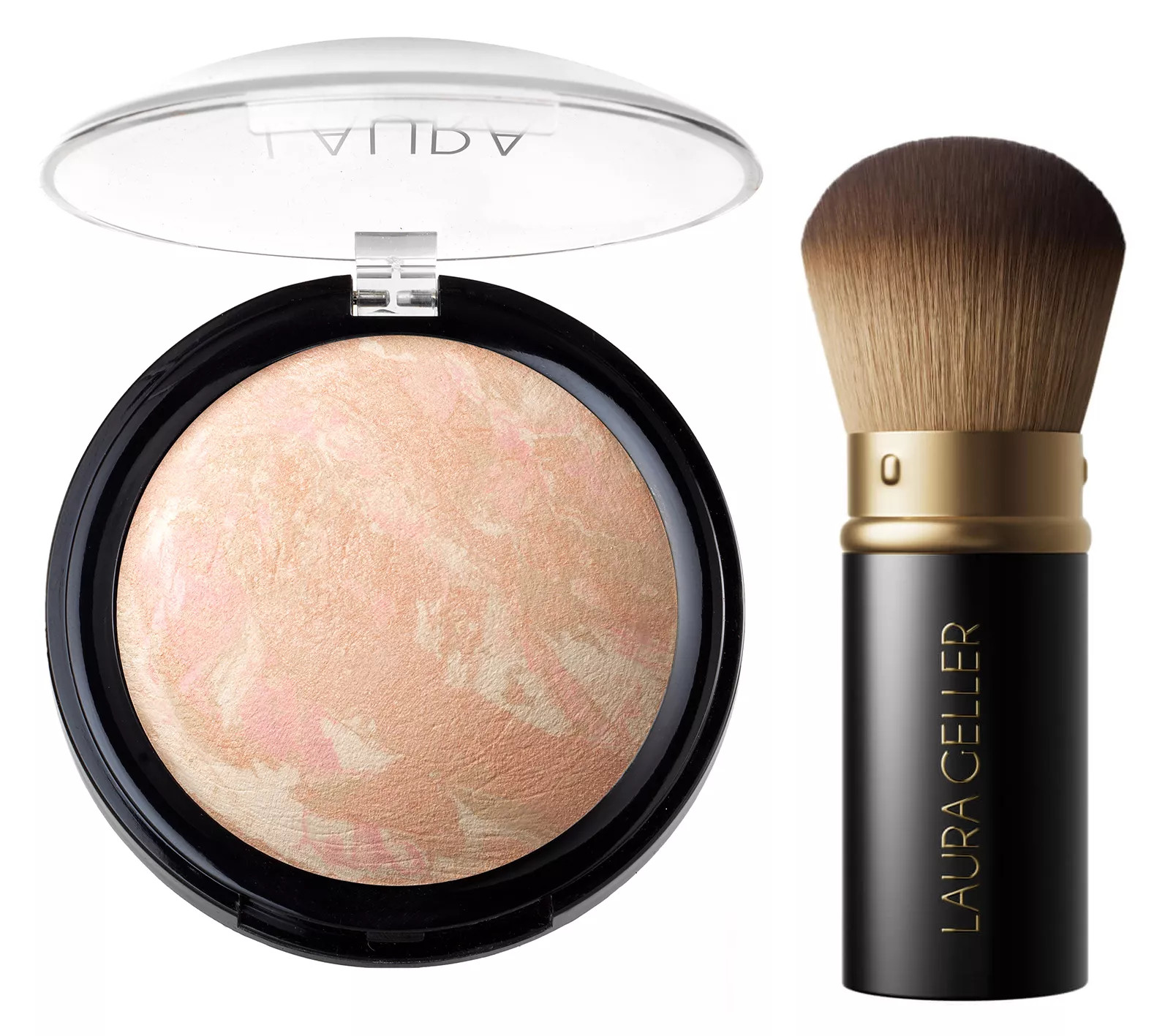 Laura Geller Balance-N-Glow Foundation with Kabuki Brush | QVC