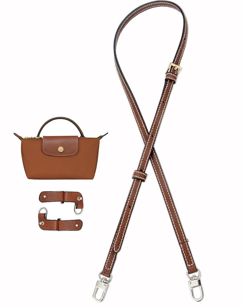 Purse Straps Replacement for Longchamp Pouch, Straps Kit Compatible with Longchamp Mini Bags, Lea... | Amazon (US)