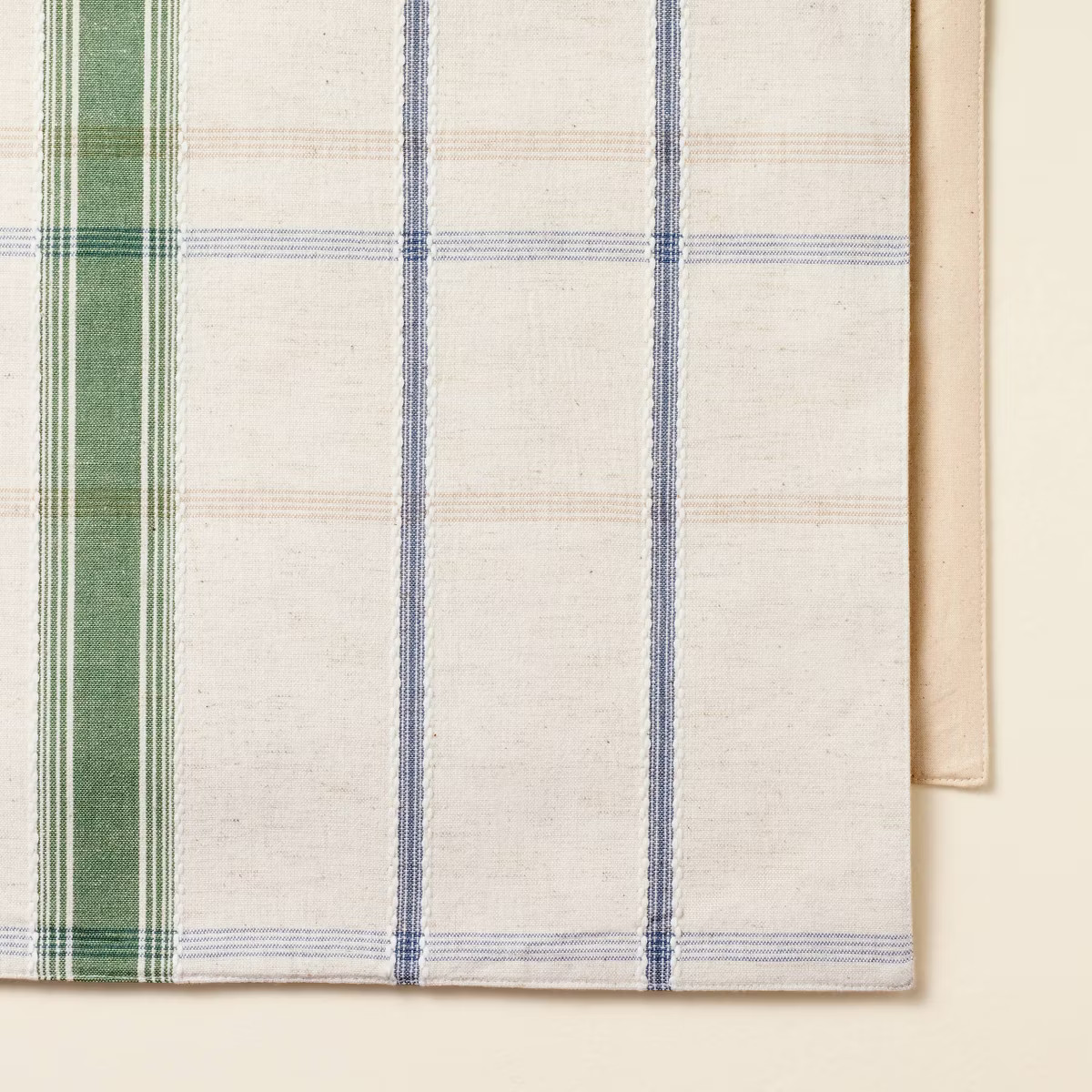 20"x90" Plaid Table Runner Navy - Hearth & Hand™ with Magnolia | Target