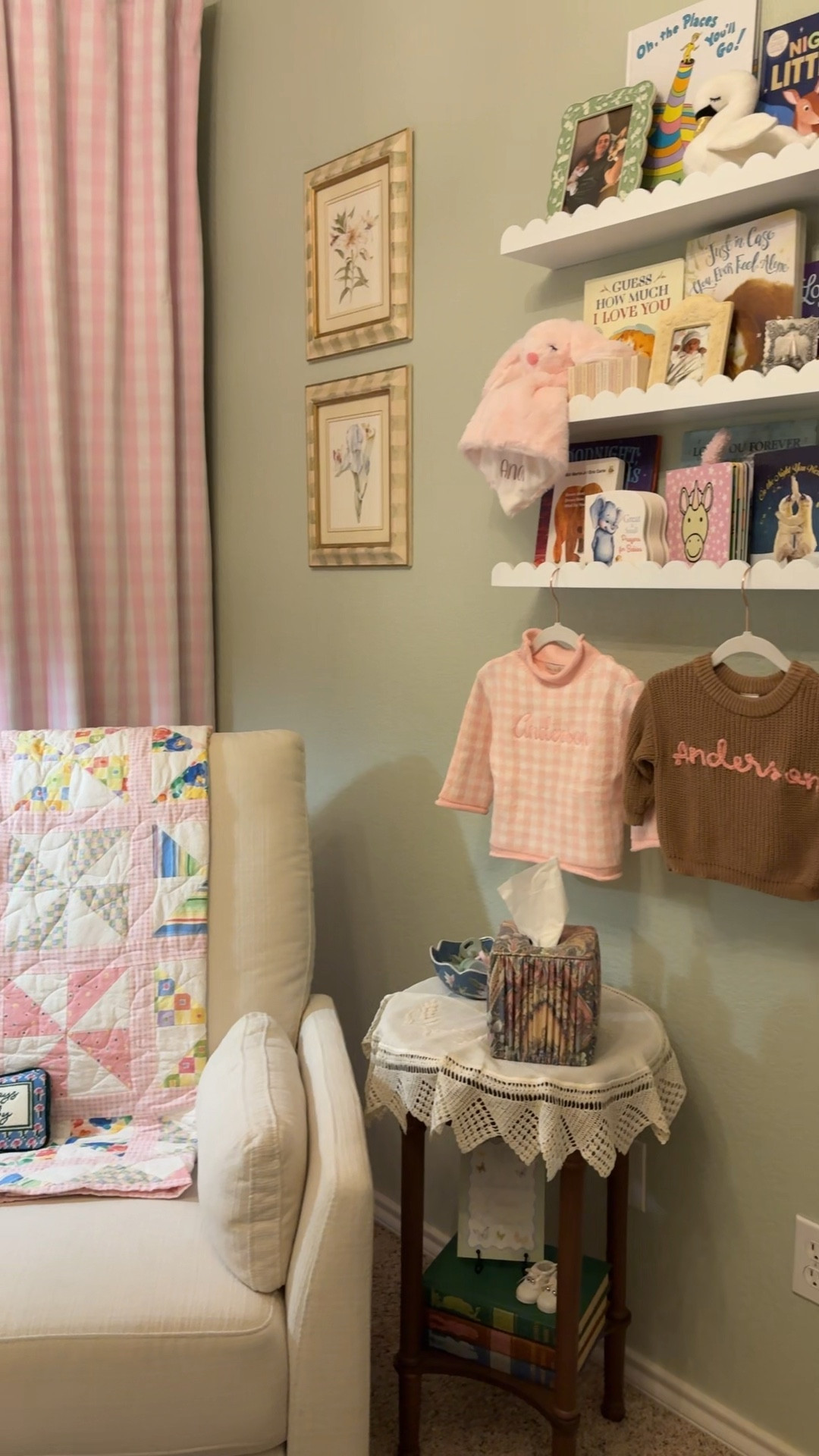 Baby girl nursery of my dreams💕 #LTKgirlnursery #babygirlnursery #girlnurseryinspo #girlnurserydecor 