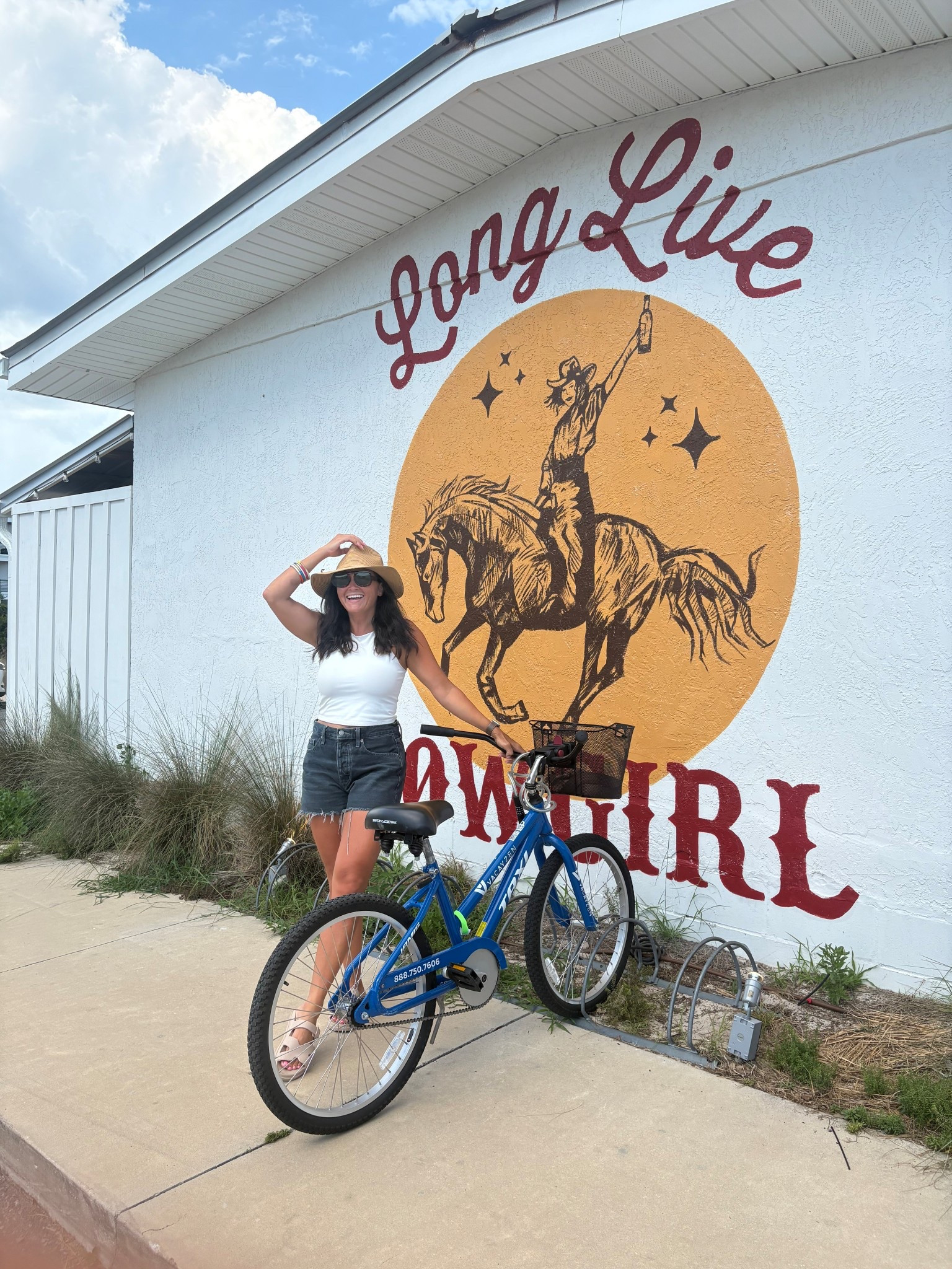 Beach bike ride outfit! These are my absolute favorite denim and I have 3 washes! 

#LTKOver40 #LTKPetite