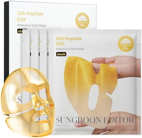 SUNGBOON EDITOR Silk Peptide EGF Intensive Gold Overnight Mask, Hydrating Mask for Glass Skin, 31... | Amazon (US)