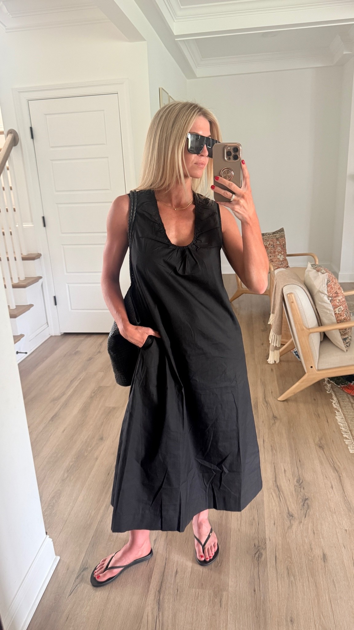 All black Amazon dress. Runs TTS.

#LTKgrwm #LTKdayinmylife #LTKootd