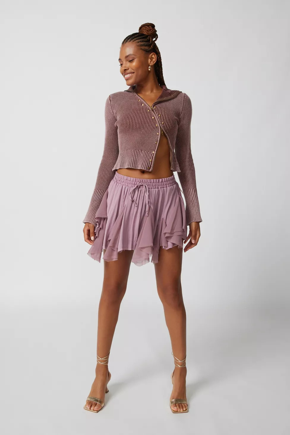 UO Alice Layered Mini Skirt | Urban Outfitters (US and RoW)
