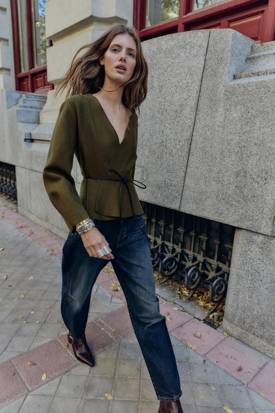 BELTED CARDIGAN | Zara US