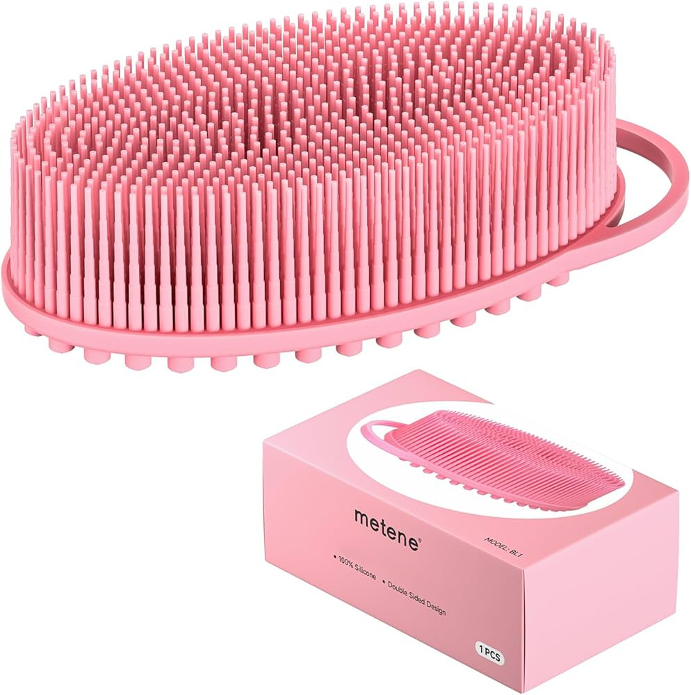 Metene Silicone Body Scrubber, Exfoliating Body Scrubber for Use in Shower,Lathers Well, Long Las... | Amazon (US)
