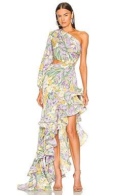 Bronx and Banco Tropics Maxi Dress in Lavender & Multicolor from Revolve.com | Revolve Clothing (Global)