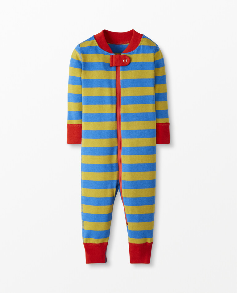 Baby Striped Zip Sleeper | Hanna Andersson