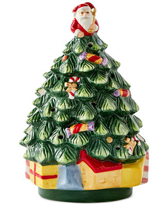 Spode Christmas Tree Light-Up Napkin Holder - Macy's | Macy's