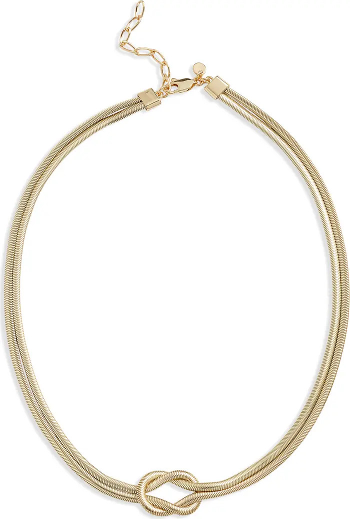 Knotted Snake Chain Collar Necklace | Nordstrom