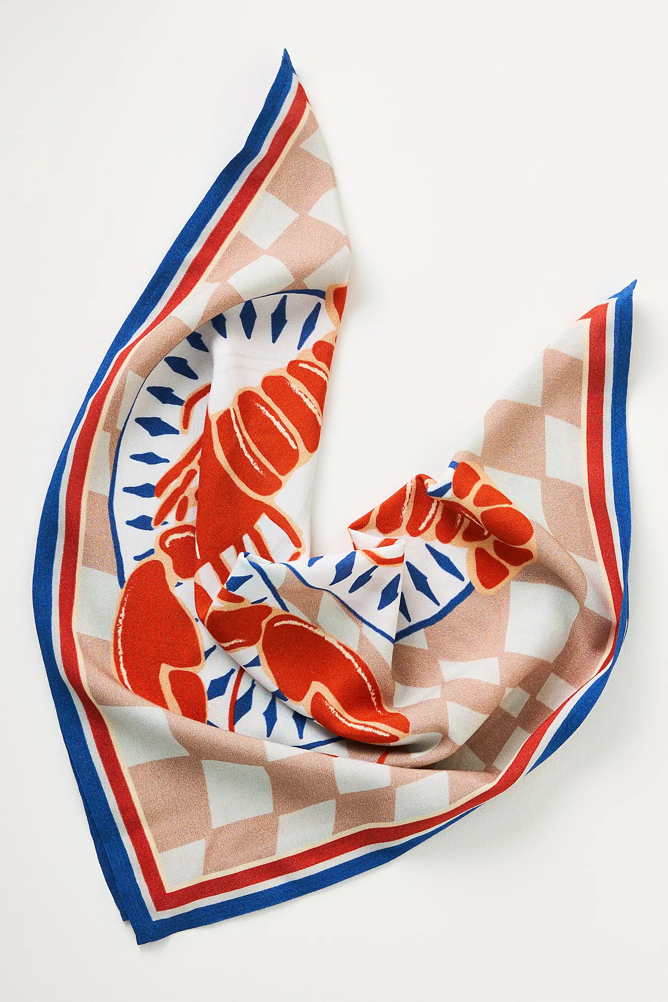 Conditions Apply Printed Satin Scarf | Anthropologie (US)