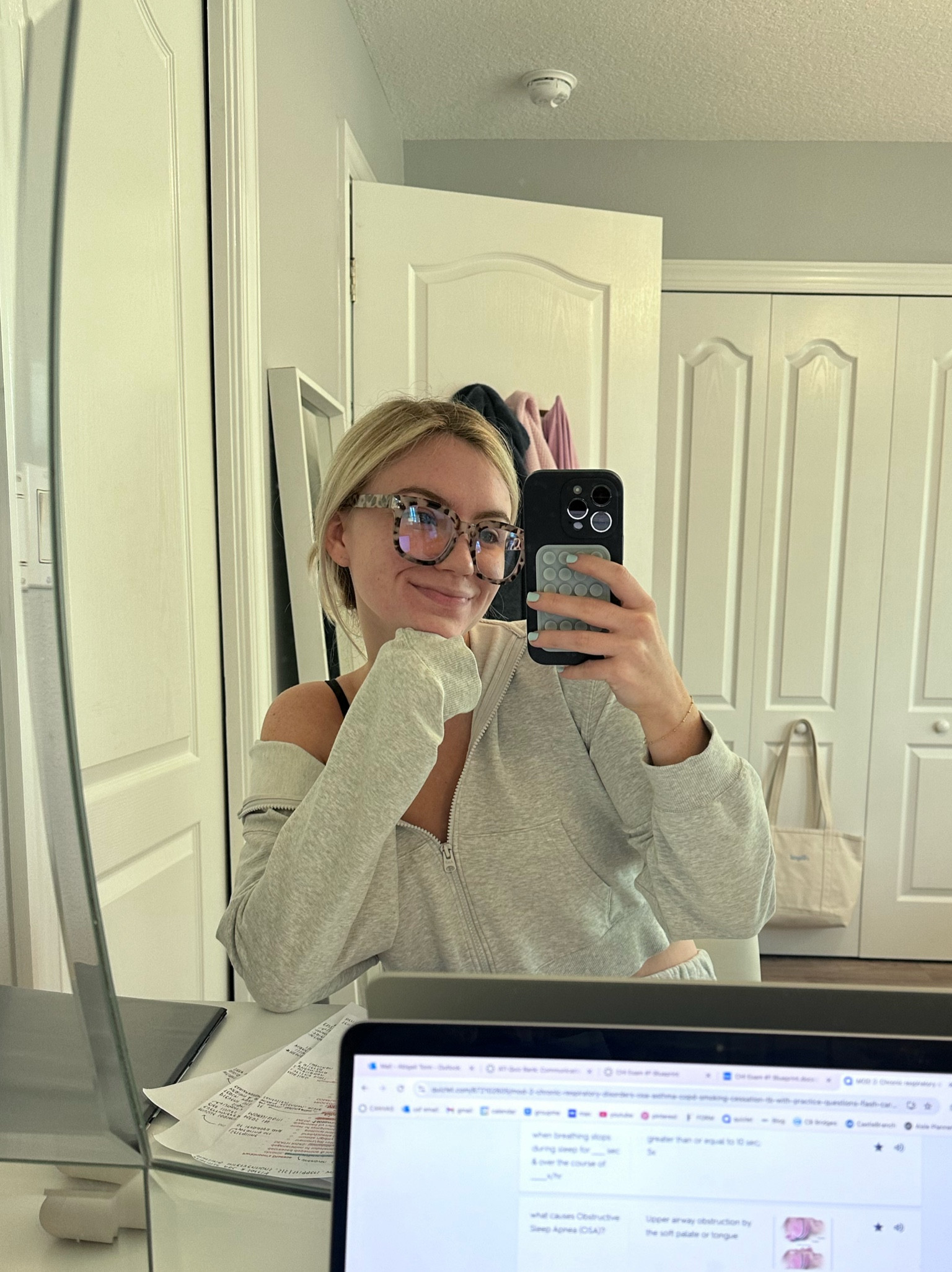 My blue light glasses! I love these