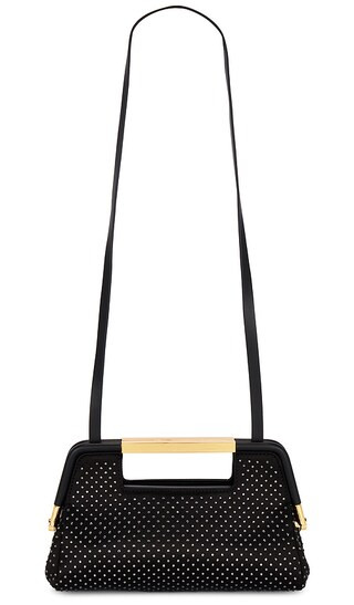 Mini Seville Bag in Black Satin & Grey Strass | Revolve Clothing (Global)