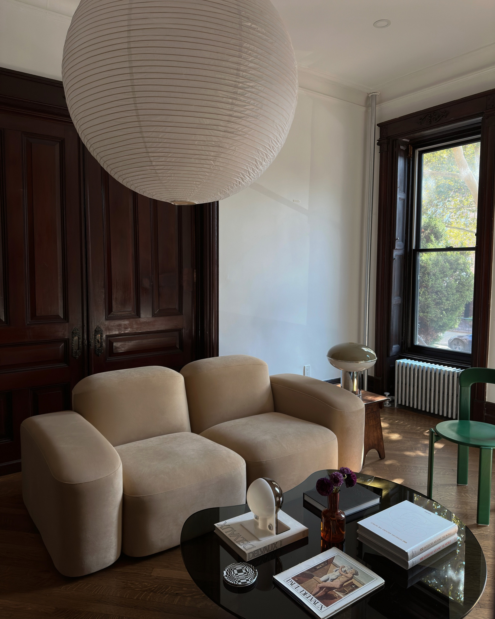 September light in the living room. Our sofa and globe light are currently 20% off. 

#LTKSale 

#LTKsalealert #LTKhome