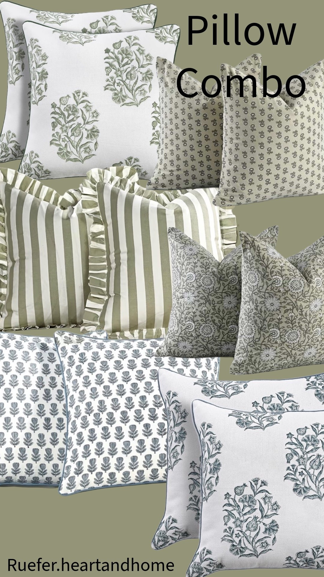 One of the easiest ways to refresh a space… new pillow covers. Block print pillows, stripe pillows, ruffle pillows, cotton pillow covers, blue floral pillow, green floral pillow 

#LTKSaleAlert #LTKSeasonal #LTKHome