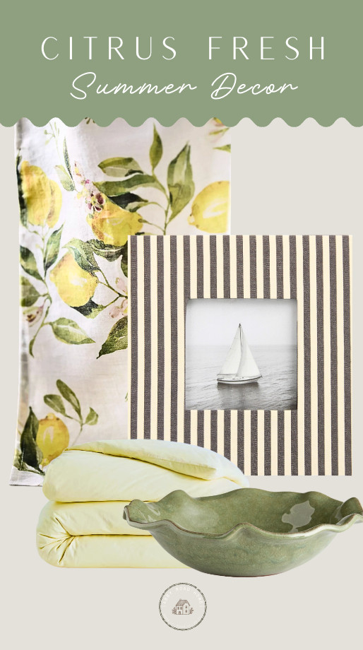 Citrus fresh summer decor 🍋✨ soft yellows, sage greens, and coastal textures for that effortless sunny home glow. this combo feels like a summer morning by the water 🤍 

#LTKhome #LTKseasonal #summerdecor #citrusdecor #coastalhome #homedecorideas #neutralhome #freshdecor #homesofinstagram #interiorstyle #ltkfinds #simpledecor #summervibes #homeinspo #cozyhome 

 