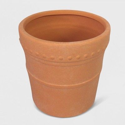 Stoneware Nailhead Planter Terracotta - Smith & Hawken™ | Target