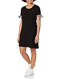 Tommy Hilfiger womens T-shirt Tie Sleeve Dress, Iconic Black Ties, X-Small US | Amazon (US)