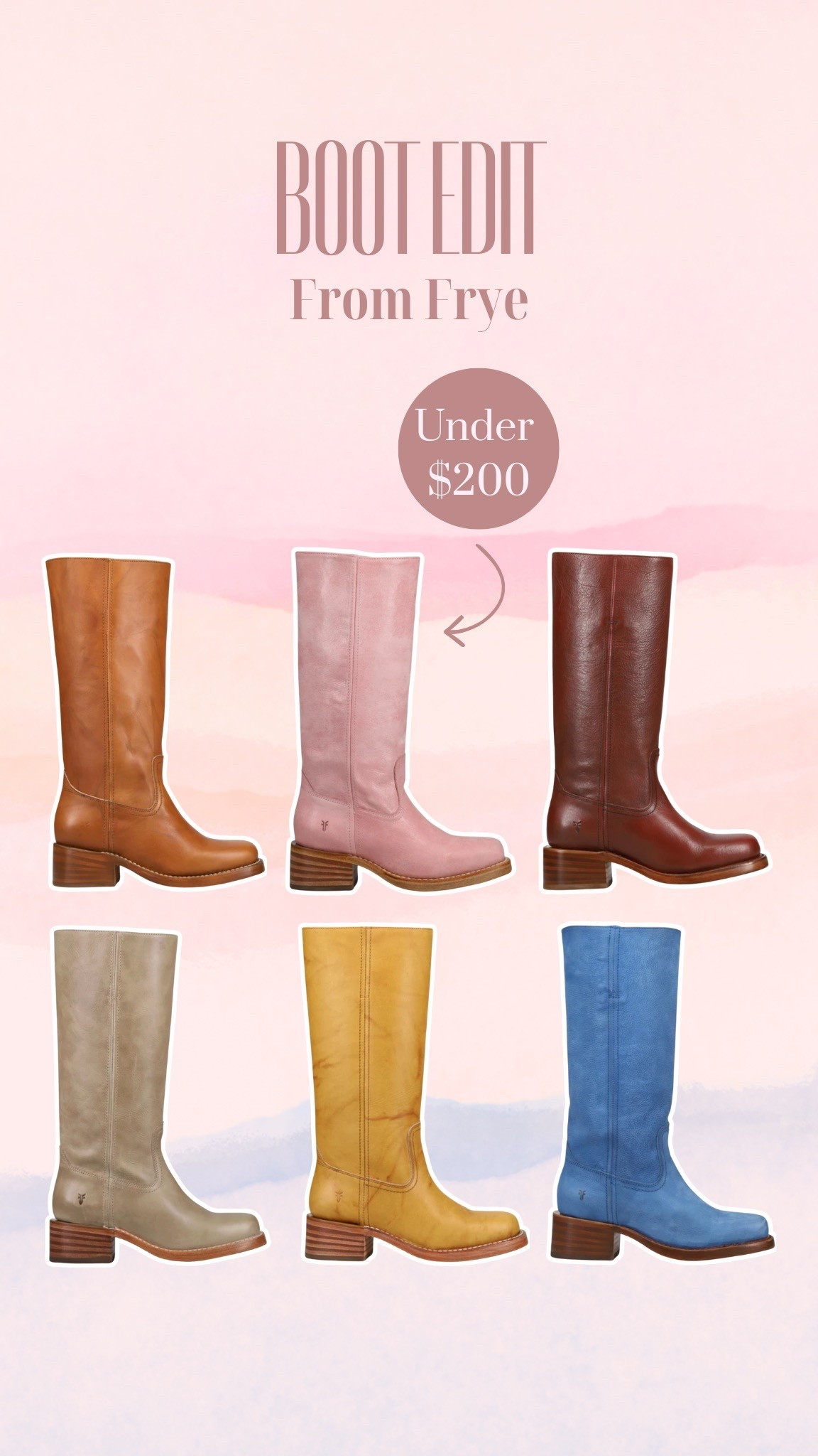 Boot edit! My favorite boots from Frye 💗

#LTKValentine #LTKSeasonal #LTKootd