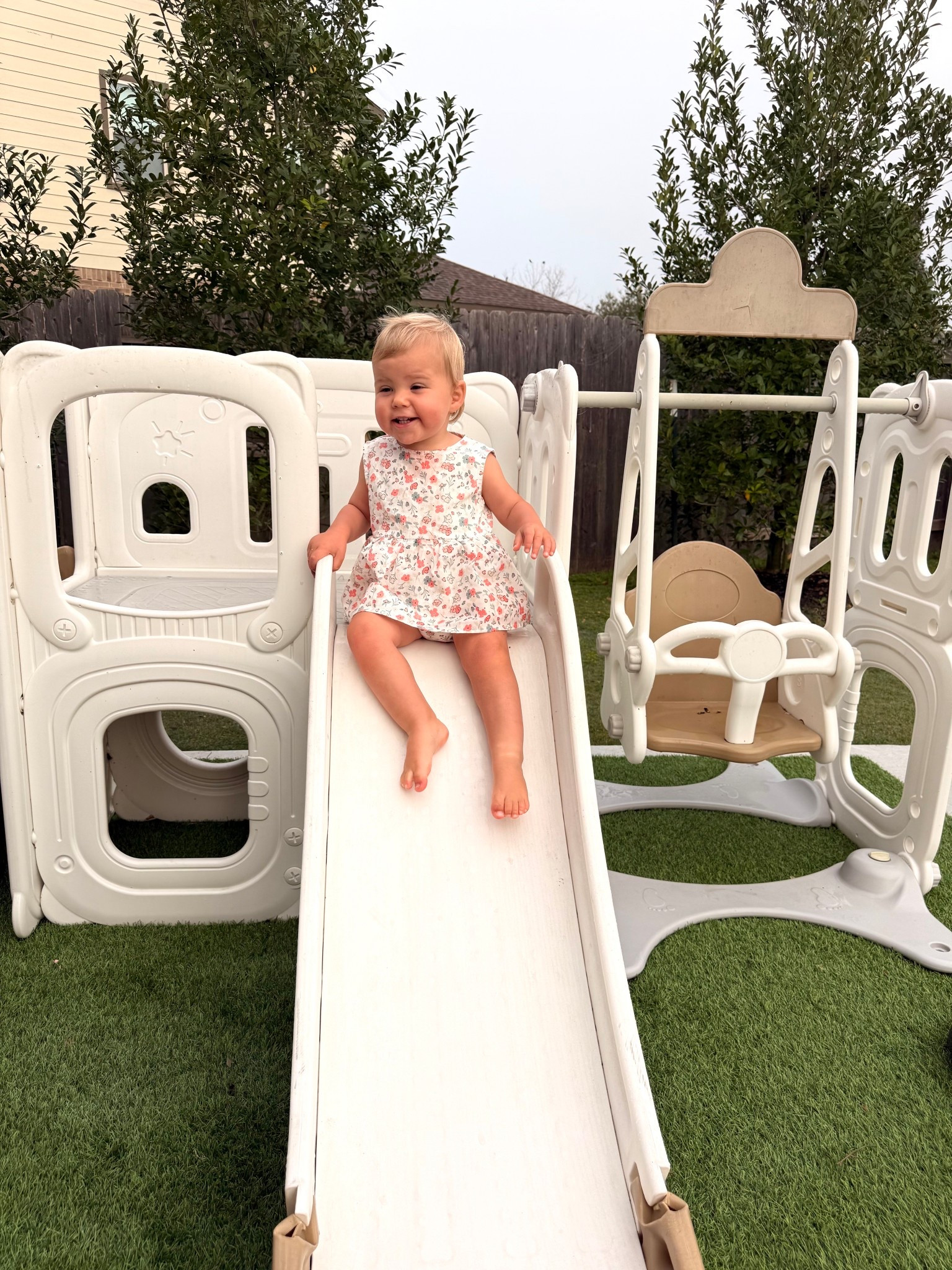 One thing about Quinn, she’s love the slide! 

#LTKmomlife #LTKdayinmylife