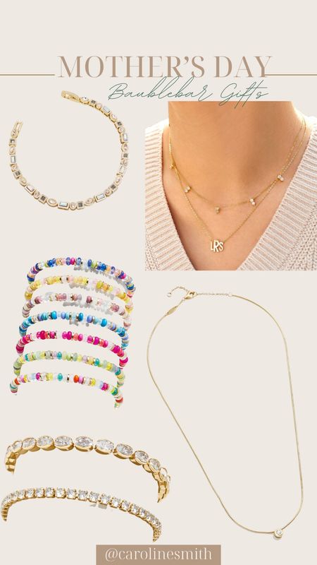 Baublebar Mother’s Day gift ideas
20% off site wide with code BB20

Gift guide, gift idea, jewelry, mom, mother, gifts for her 

#LTKGiftGuide #LTKsalealert #LTKunder50
