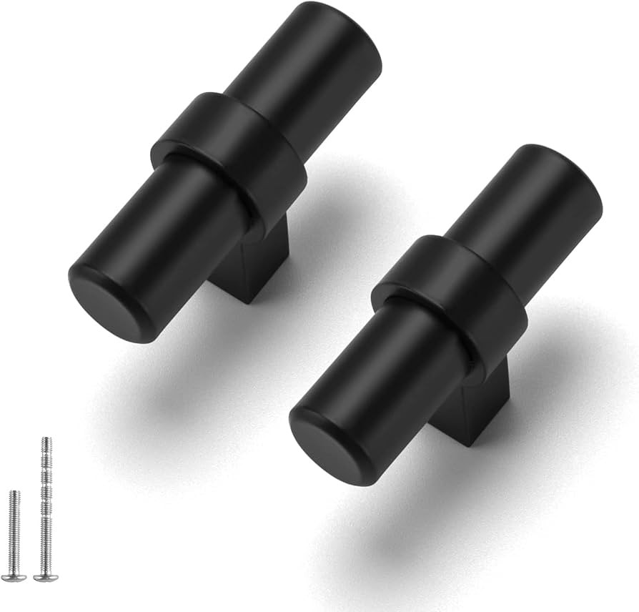 goldenwarm 10Pack 2inch Black Cabinet Pulls Black Cabinet Knobs Kitchen Cabinet Knobs Matte Black... | Amazon (US)
