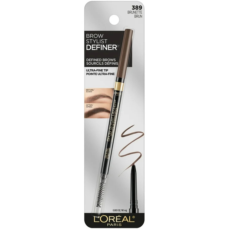 L'Oreal Paris Brow Stylist Definer Waterproof Eyebrow Mechanical Pencil, Brunette, 0.01 fl. oz. -... | Walmart (US)