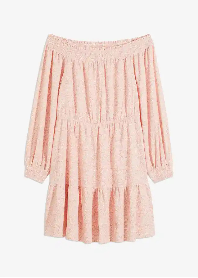 bedrucktes Carmen-Kleid | Bonprix DE