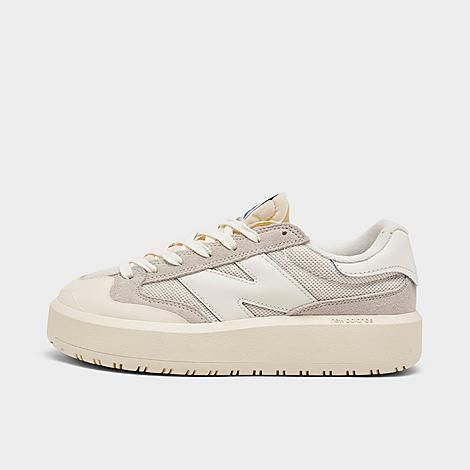 New Balance Women's CT302 Platform Casual Shoes in Off-White/White Size 7.5 Leather | Finish Line (US)