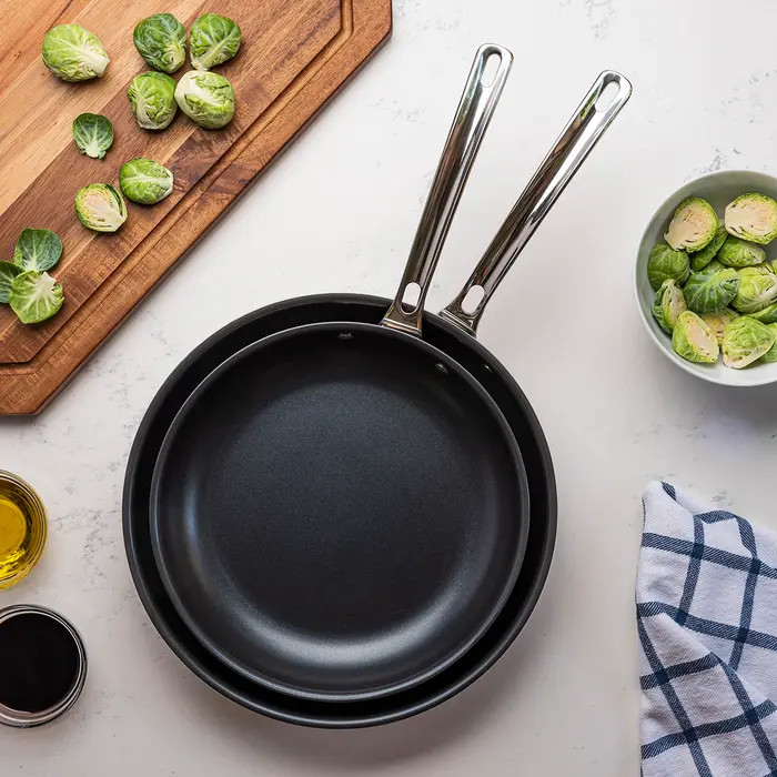 Viking Set of 2 3-Ply Nonstick Stainless Steel Fry Pans | Nordstrom | Nordstrom
