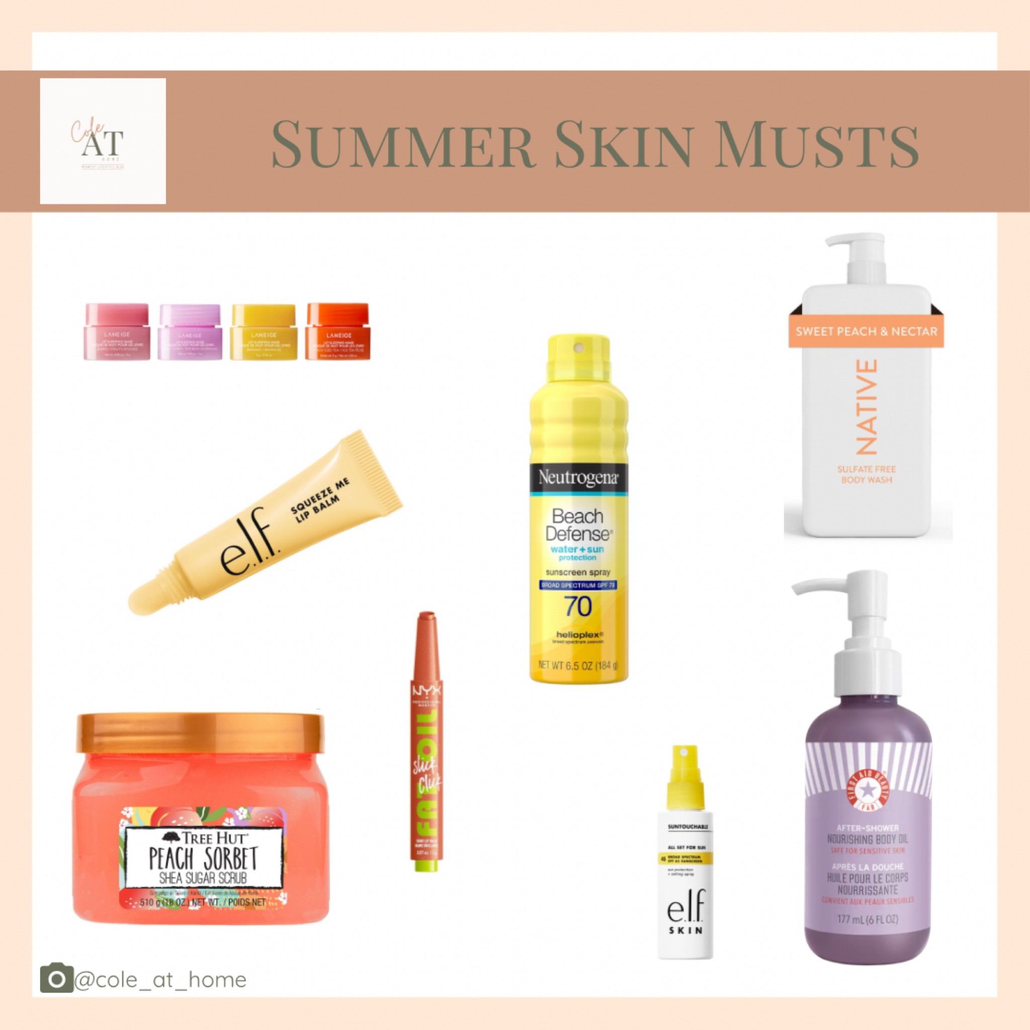 Summer skincare

#LTKBeauty #LTKFindsUnder100 #LTKSeasonal